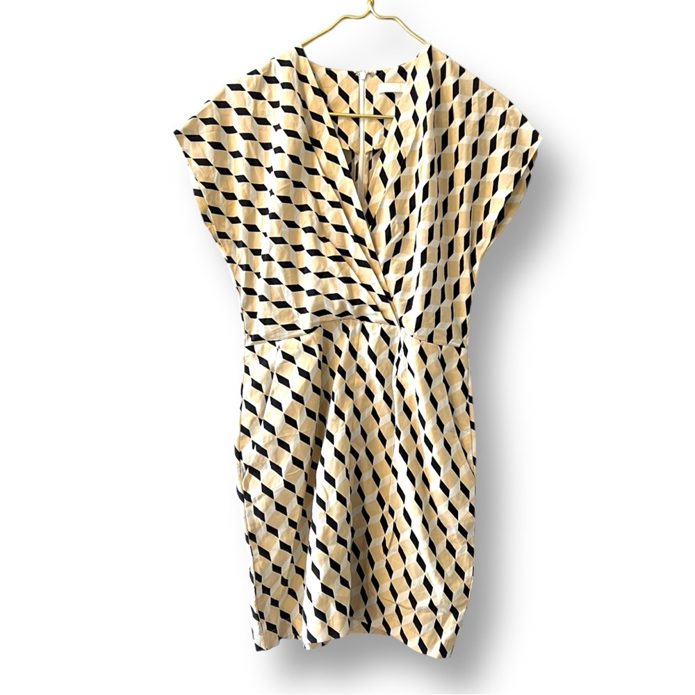 Apiece Apart Geometric Wrap Dress